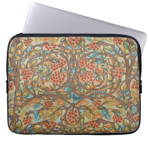 William Morris stil Cottagecore Ekorre Blommig Laptop Fodral