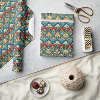 William Morris stil mönster Presentpapper