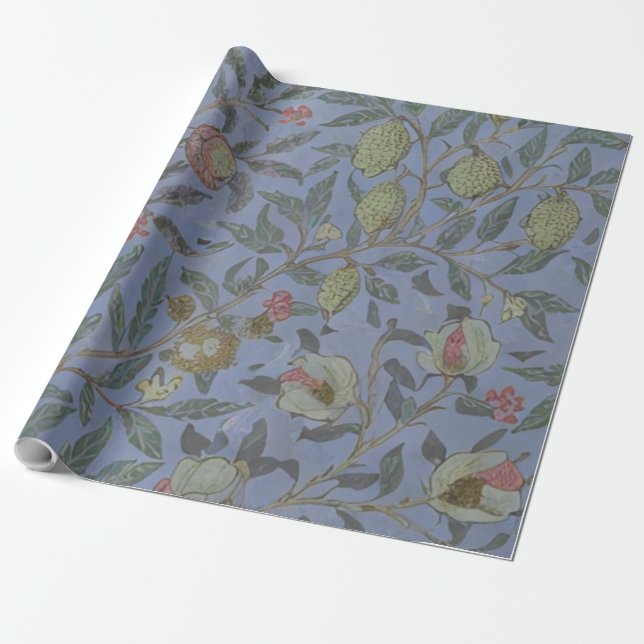 William Morris Stil Presentpapper (Utrullad)