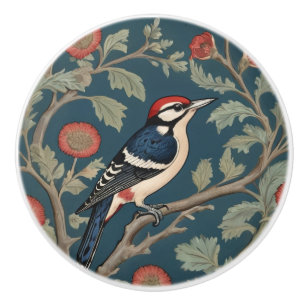 William Morris stil Underbar spottschaktare Bird Knopp
