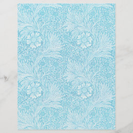 William Morris Stil Vintage Blue Scrapbook Papper