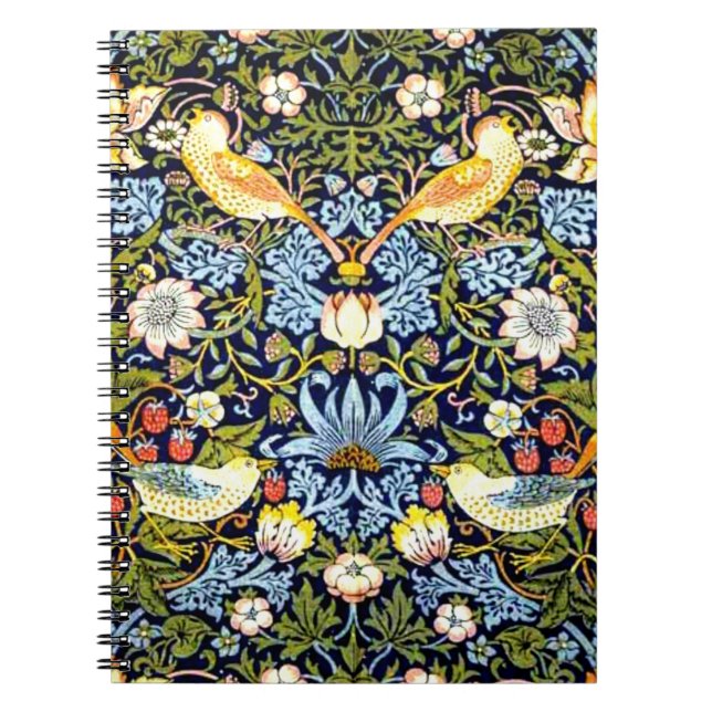 William Morris, Strawberry Thief Anteckningsbok (Framsidan)