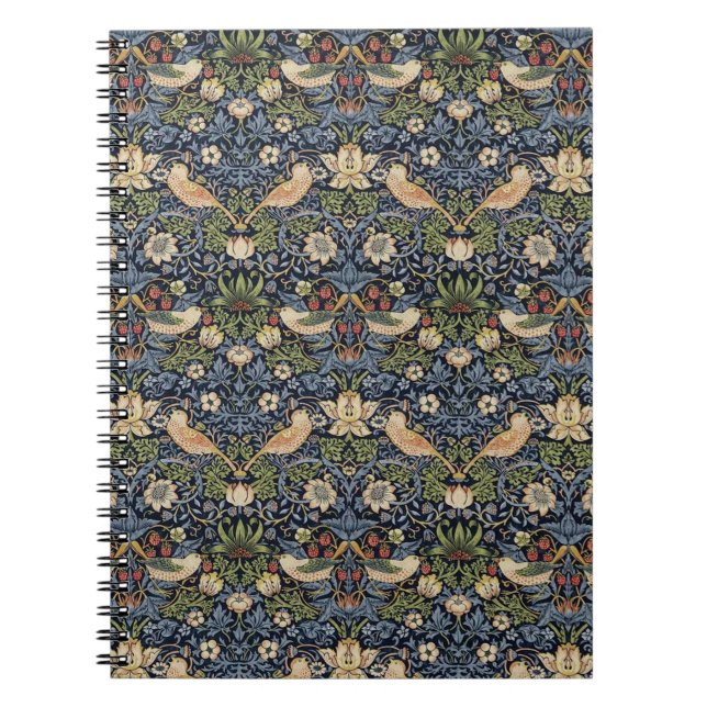 William Morris Strawberry Thief Anteckningsbok (Framsidan)