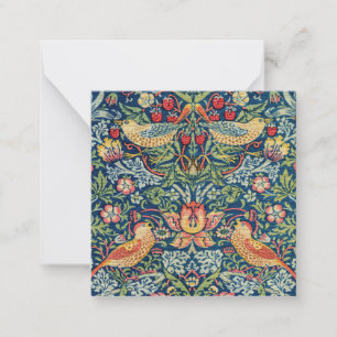 William Morris - Strawberry Thief Anteckningskort