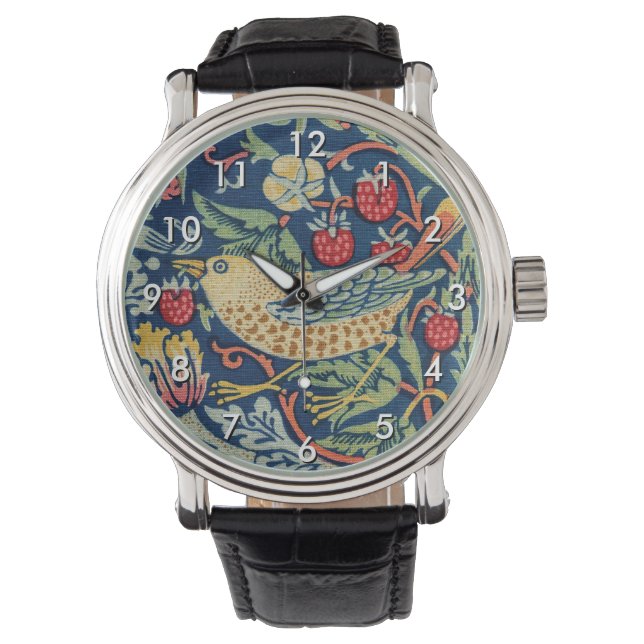 William Morris - Strawberry Thief Armbandsur (Framsida)
