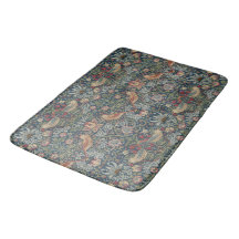 William Morris: Strawberry Thief Bath Mat