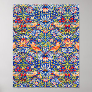 William Morris Strawberry thief berömd tavla Poster