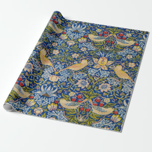 William Morris Strawberry thief bird Presentpapper