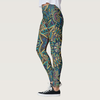 William Morris Strawberry Thief Blommönster Leggings