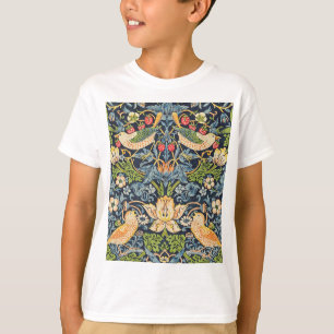 William Morris Strawberry Thief Blommönster T Shirt