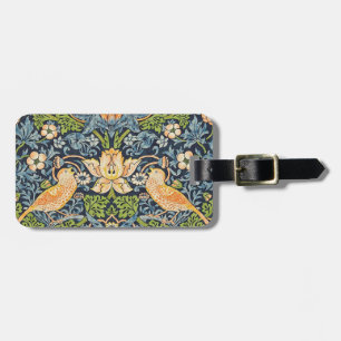William Morris Strawberry Thief-Blommönstret Bagagebricka