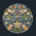 William Morris Strawberry Thief-Blommönstret Darttavla<br><div class="desc">William Morris Strawberry Thief Blommönster Dart Board</div>
