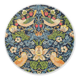 William Morris Strawberry Thief-Blommönstret Knopp