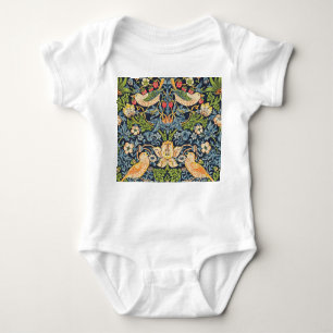 William Morris Strawberry Thief-Blommönstret T Shirt