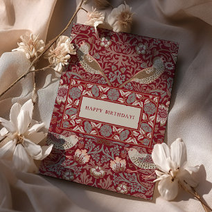 William Morris Strawberry Thief Card Kort