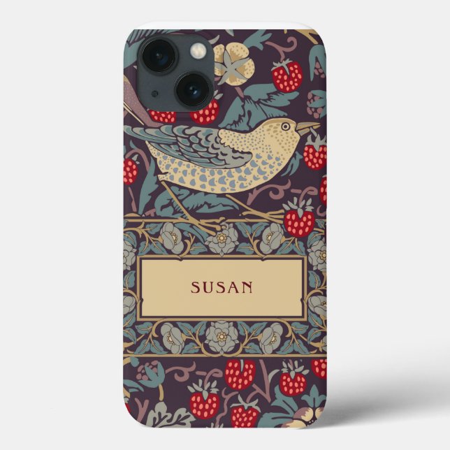 William Morris Strawberry Thief Case-Mate iPhone F (Baksida)
