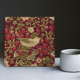 William Morris Strawberry Thief Ceramic Tile Kakelplatta