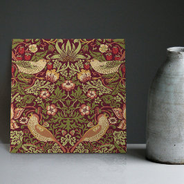 William Morris Strawberry Thief Ceramic Tile Kakelplatta