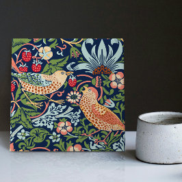 William Morris Strawberry Thief Ceramic Tile Kakelplatta