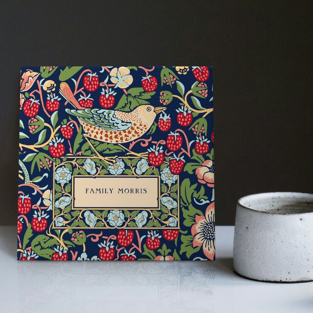 William Morris Strawberry Thief Ceramic Tile Kakelplatta (Skapare uppladdad)