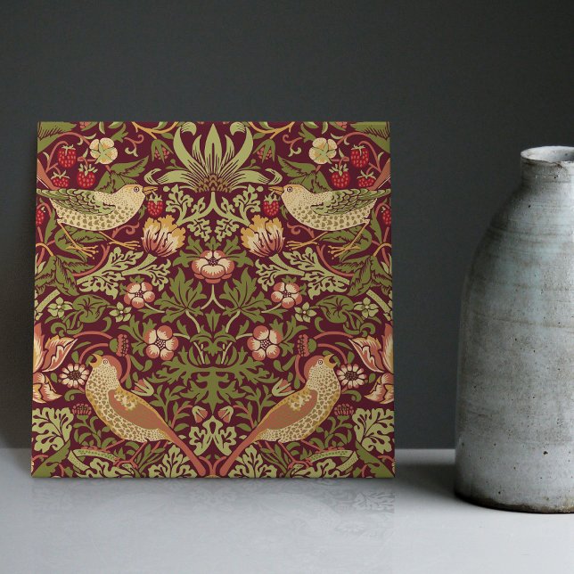 William Morris Strawberry Thief Ceramic Tile Kakelplatta (Skapare uppladdad)