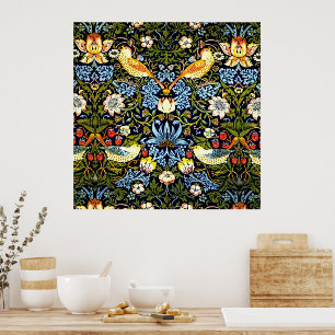 William Morris - Strawberry Thief Classic Poster