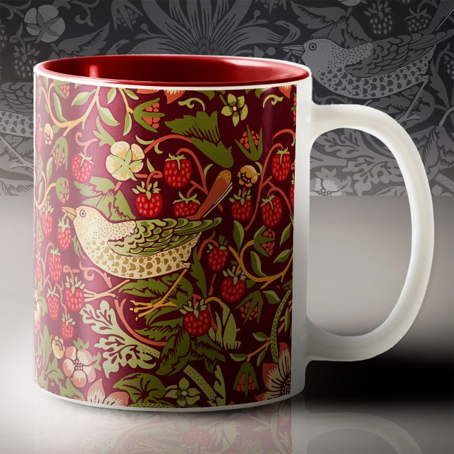 William Morris Strawberry Thief Coffee Mugg (Skapare uppladdad)
