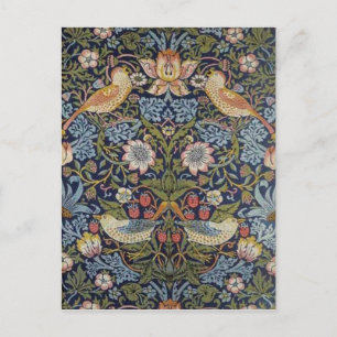 William Morris Strawberry Thief Design 1883 Vykort