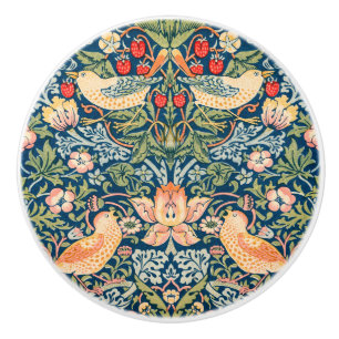 William Morris Strawberry Thief-design knopp