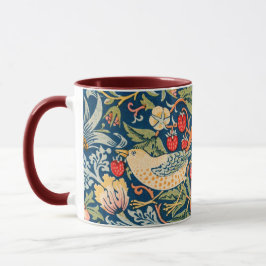 William Morris Strawberry Thief Design Mugg