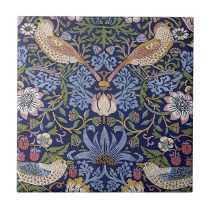 William Morris Strawberry Thief Design Tile Kakelplatta