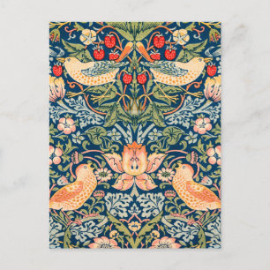 William Morris Strawberry Thief Design Vykort