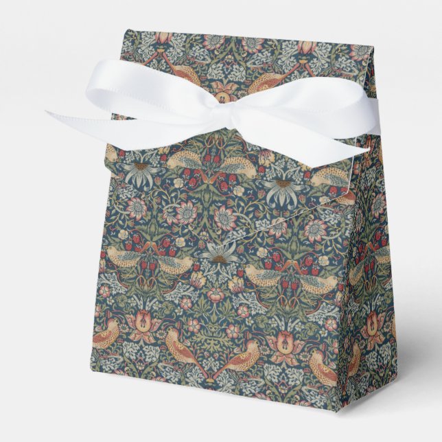 William Morris: Strawberry Thief Favor Box Presentaskar (Framsidan Sidan)