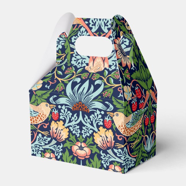 William Morris Strawberry Thief Favor Box Presentaskar (Framsidan Sidan)