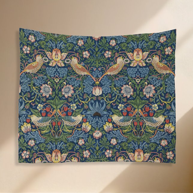 William Morris Strawberry Thief Fleecefilt (Skapare uppladdad)