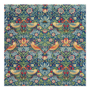 William Morris - Strawberry Thief Fototryck