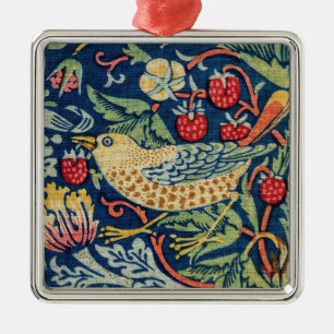 William Morris - Strawberry Thief Julgransprydnad Metall