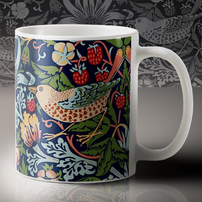 William Morris Strawberry Thief Kaffemugg (Skapare uppladdad)