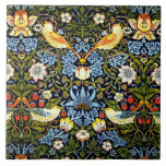 William Morris - Strawberry Thief Kakelplatta<br><div class="desc">Jordgubben Thief,  a William Morris vintage design</div>