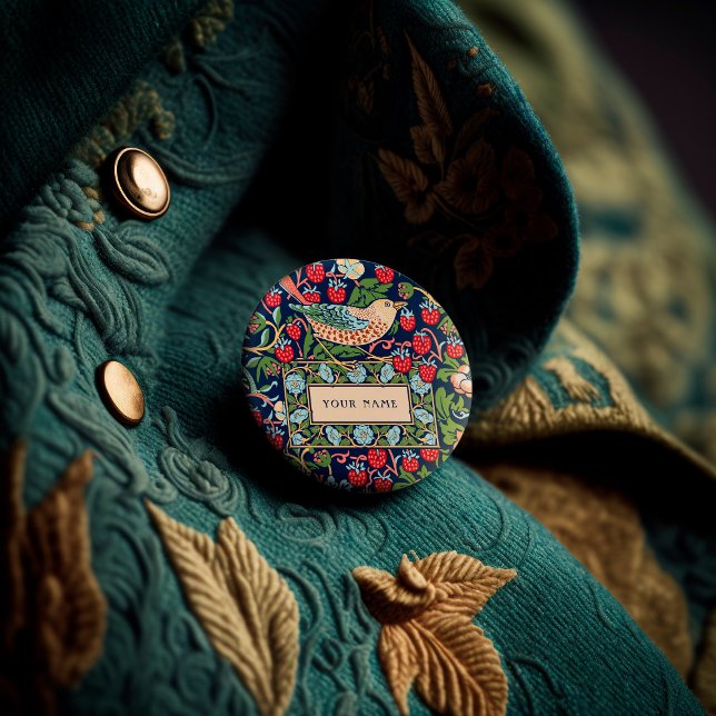 William Morris Strawberry Thief Knapp (Skapare uppladdad)