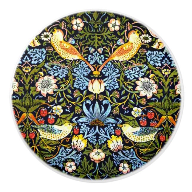 William Morris, Strawberry Thief Knopp (Framsidan)