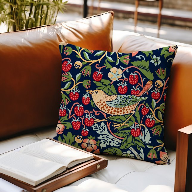 William Morris Strawberry Thief Kudde (Skapare uppladdad)