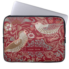 William Morris Strawberry Thief Laptop sleeve