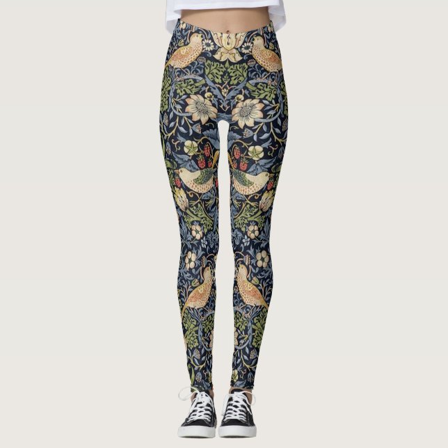 William Morris Strawberry Thief Leggings (Framsida)