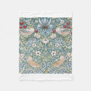 William Morris Strawberry Thief Light Design Fleecefilt