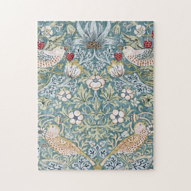 William Morris Strawberry Thief Light Design Pussel (Vertikal)