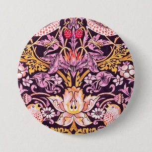William Morris Strawberry Thief Lila Version Knapp