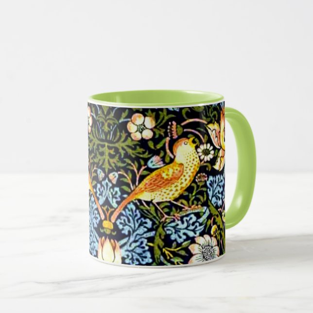 William Morris, Strawberry Thief Mugg (Framsida höger)