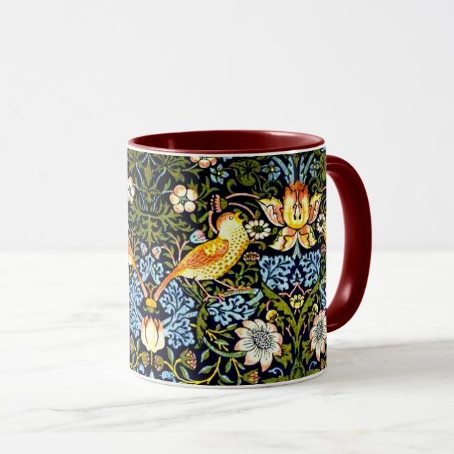 William Morris - Strawberry Thief Mugg (Framsida höger)