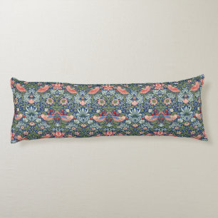 William Morris Strawberry Thief Navy Coral Kroppskudde